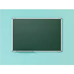 Krijtborden enkelvlaks in groen of grijs emaille staal