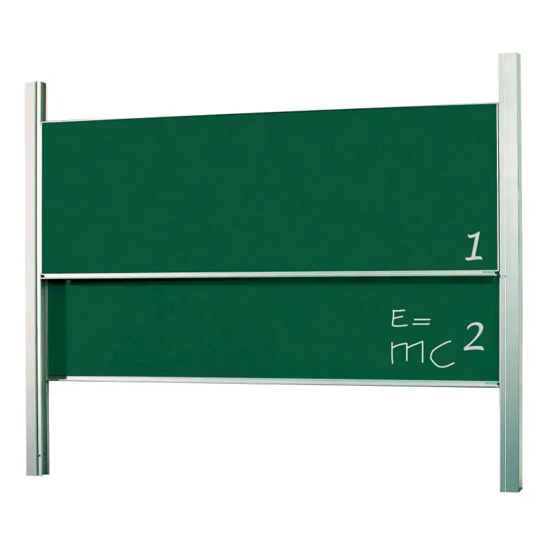 Krijtborden in kolommen