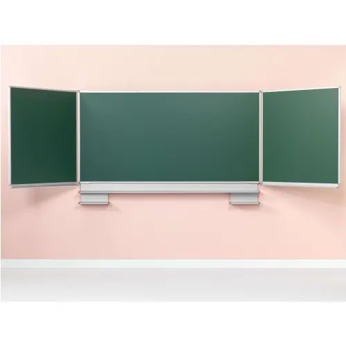 Meervlaks schoolbord schuifmechaniek, authentiek krijtbord