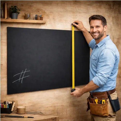 Krijtbord float op maat