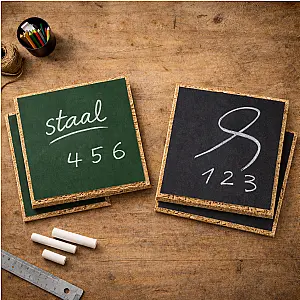 Krijtbord op maat met of zonder lijst