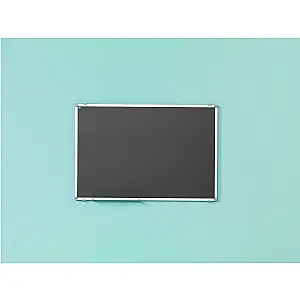 Krijtborden enkelvlaks in groen of grijs emaille staal