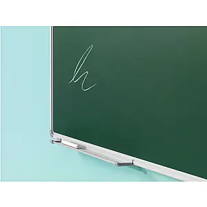 Krijtborden enkelvlaks in groen of grijs emaille staal