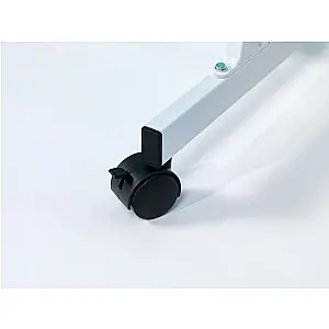 Bordezel verrijdbaar wit, 3 vaste werkhoogtes