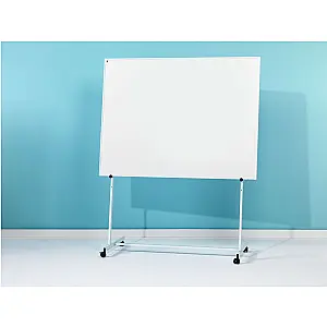 Bordezel verrijdbaar wit, 3 vaste werkhoogtes